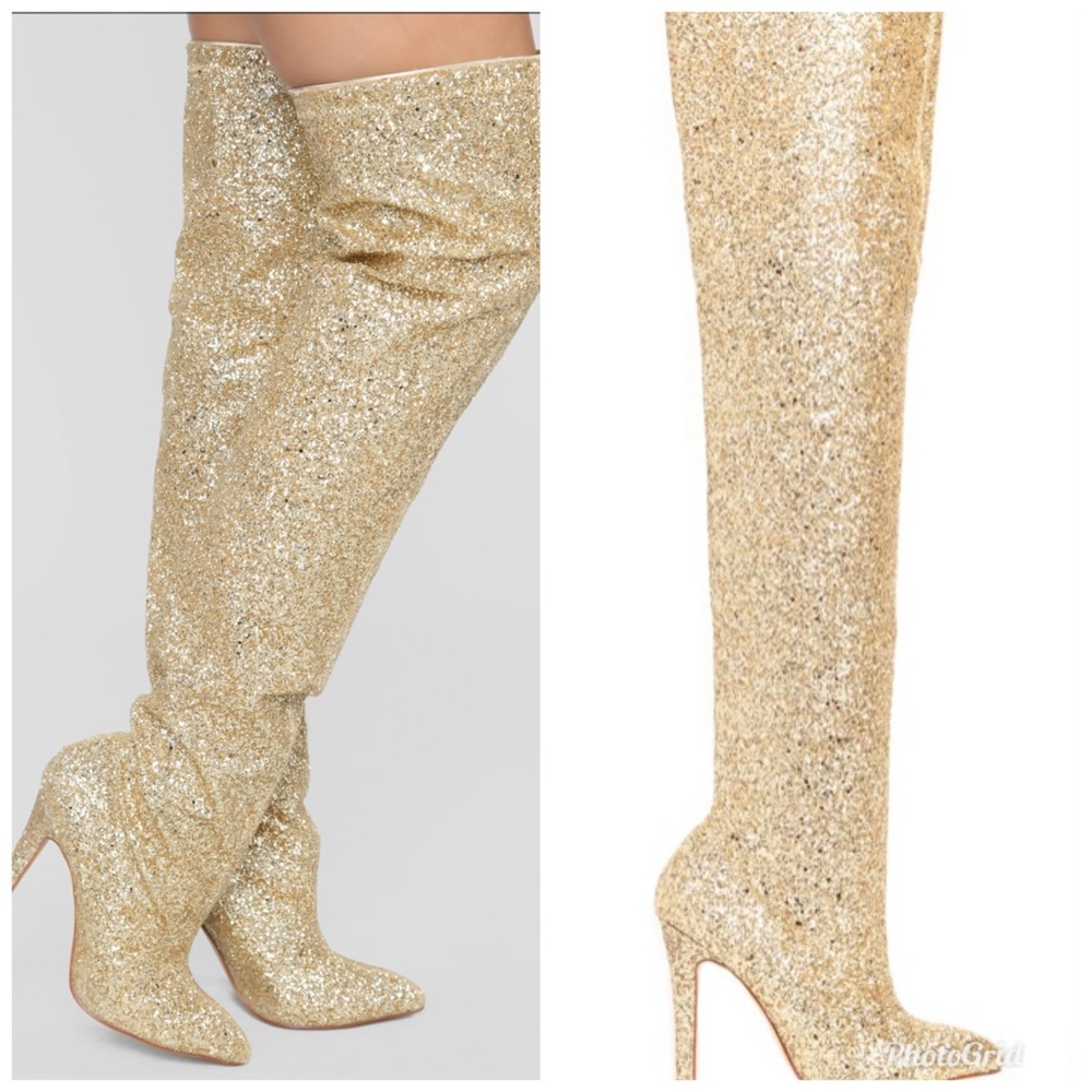 Fashion Nova She Isn’t Ready Heeled Boot - Size 7.5